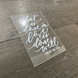 Handmade Acrylic Quote Decor Bundle